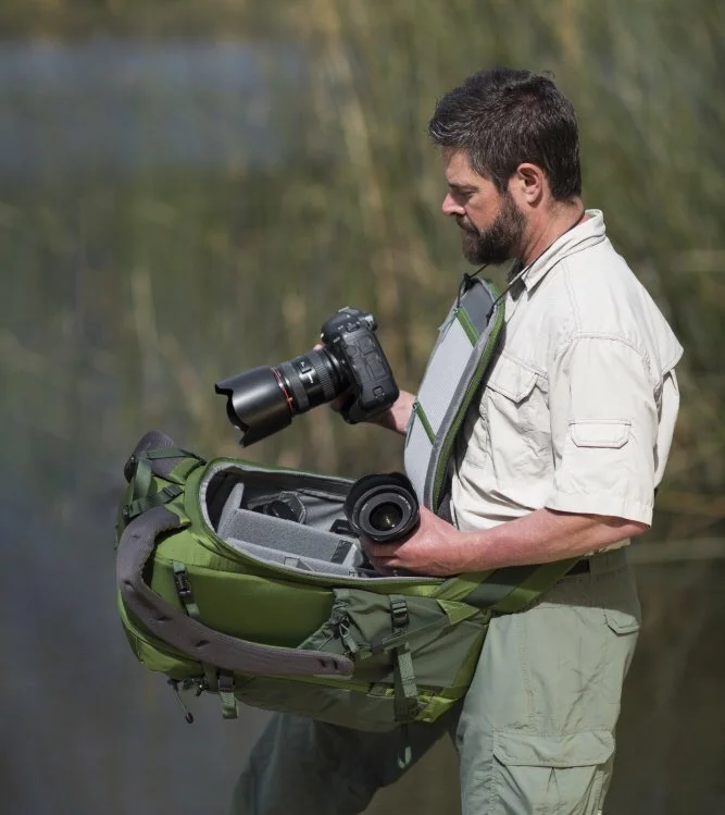 BackLight Rear-entry Camera Backpacks back in stock!