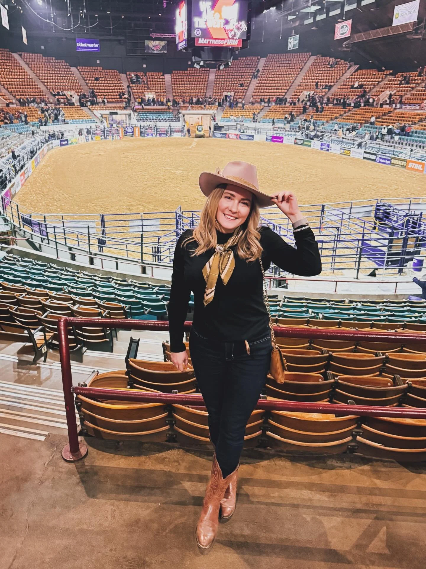 Absolutely 🤠✨ Here&rsquo;s a clean, combined version pulling the best of both:

Last weekend&rsquo;s stock show was the perfect excuse to gather the gals, dust off our western best, and bring the cowgirl boots out of retirement 🤠

From the cutest p
