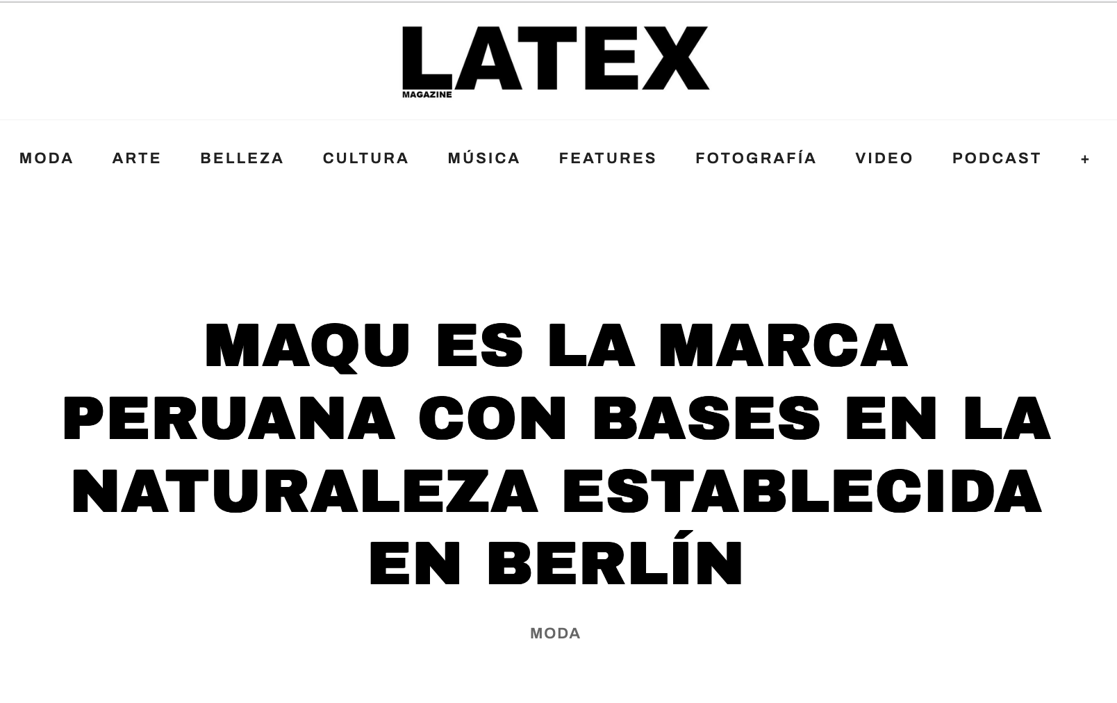 Latex Magazine - Peru