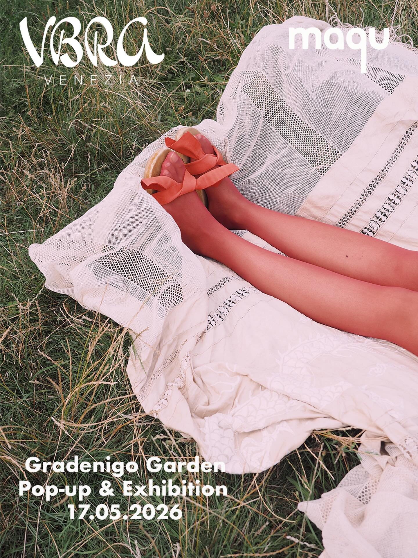 Looking forward to being in Venice for VBRA Venezia - The New Creative Voice ✨
May 17 - Pop Up &amp; Exhibition
Gradenigo Garden 🌳
With the support of @fondazionesozzani 🤍