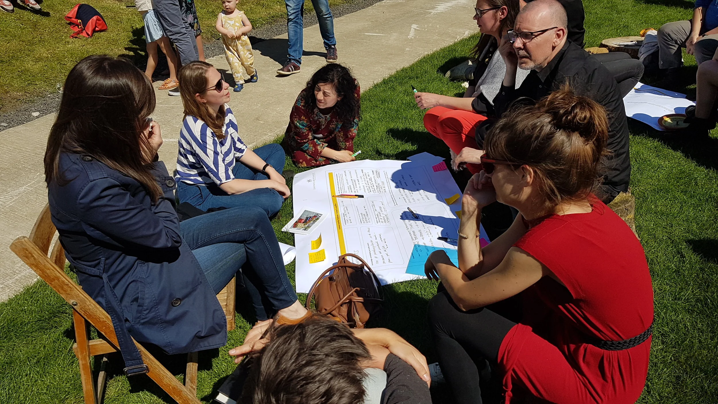 Groepsgesprek tijdens Commons Assembly 'Antwerpen Tuinstad' (5 mei 2018, de Singel)