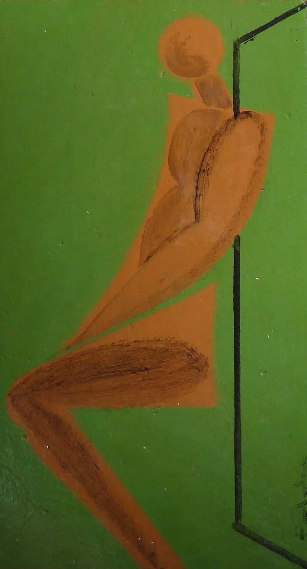 Seated figure