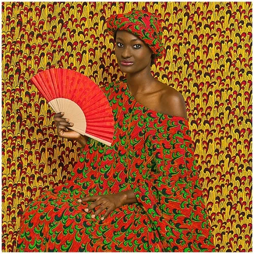 Omar Victor Diop "Studio of Vanities - Aminata" Photo by Magnan Metz
