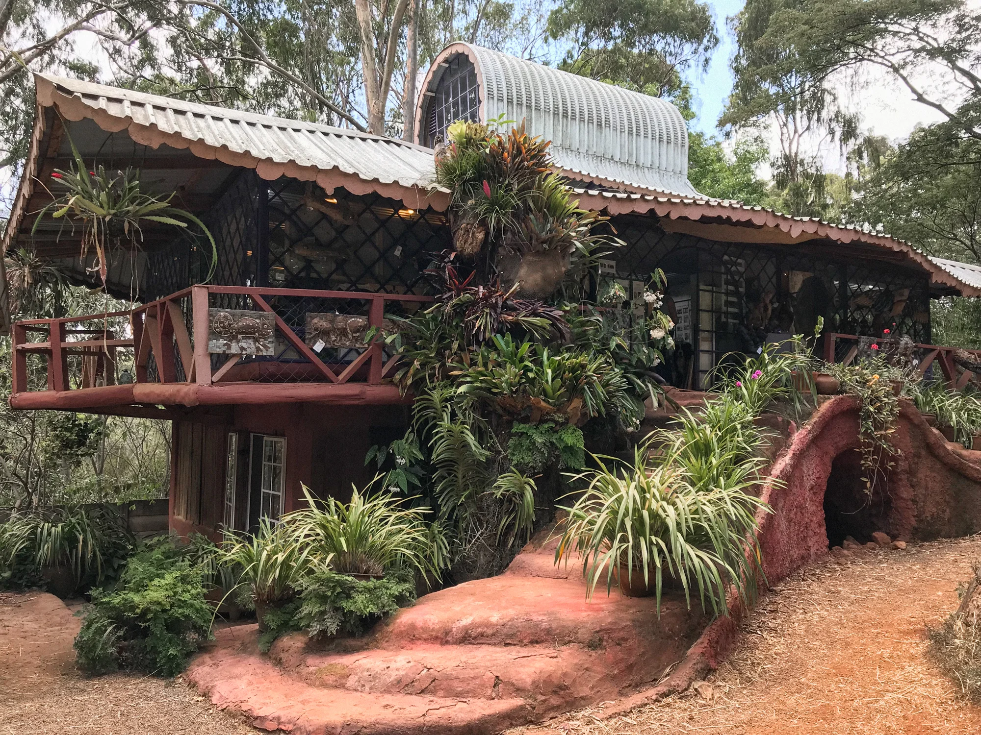 One Off Gallery's art loft - a magical, converted horse stable that houses some of the best pieces of art in East Africa.