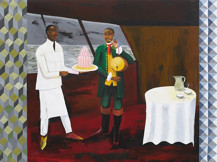 Lubaina Himid, Le Rodeur: The Cabin, 2017. Courtesy the artist and Hollybush Gardens. Photo Stephan Baumann