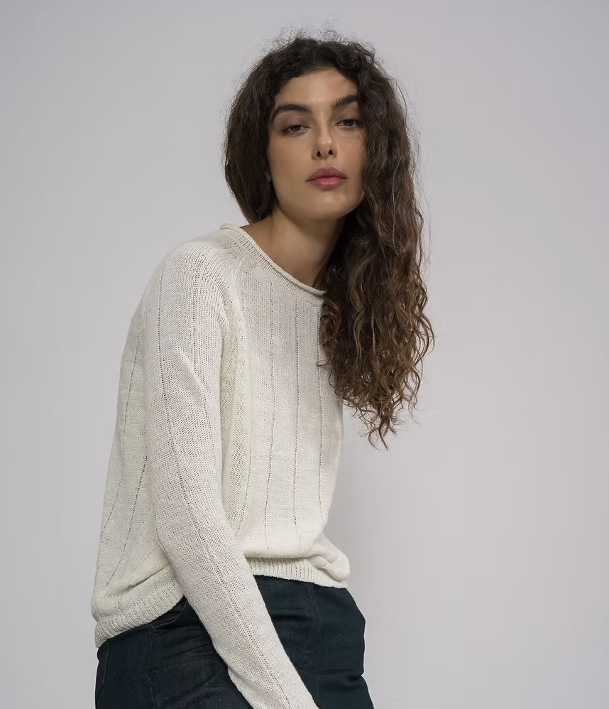 100% Linen Pullover - MJW