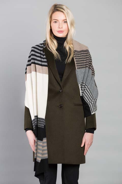 HOUNDSTOOTH SHAWL MONO MIX GREEN THOMAS AW19.jpg