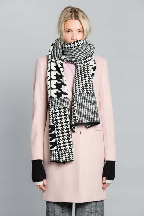 HOUNDSTOOTH BLANKET BLACK WHITE GREEN THOMAS AW19.jpg