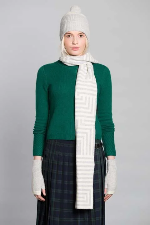 POM HAT + FINGERLESS GLOVES SILVER WHITE GREEN THOMAS AW19.jpg