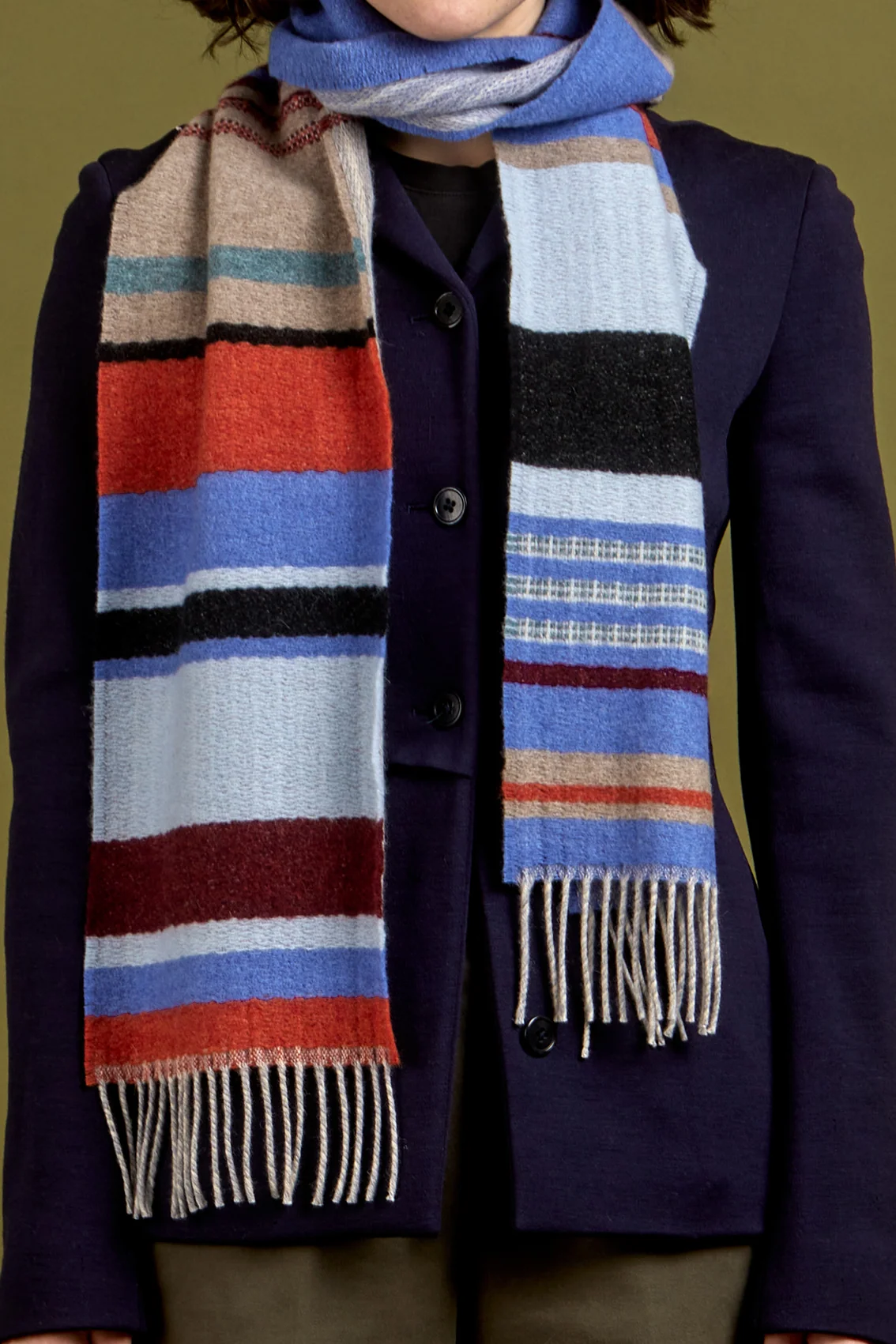 Angus Lambswool Scarf - Wallace Sewell