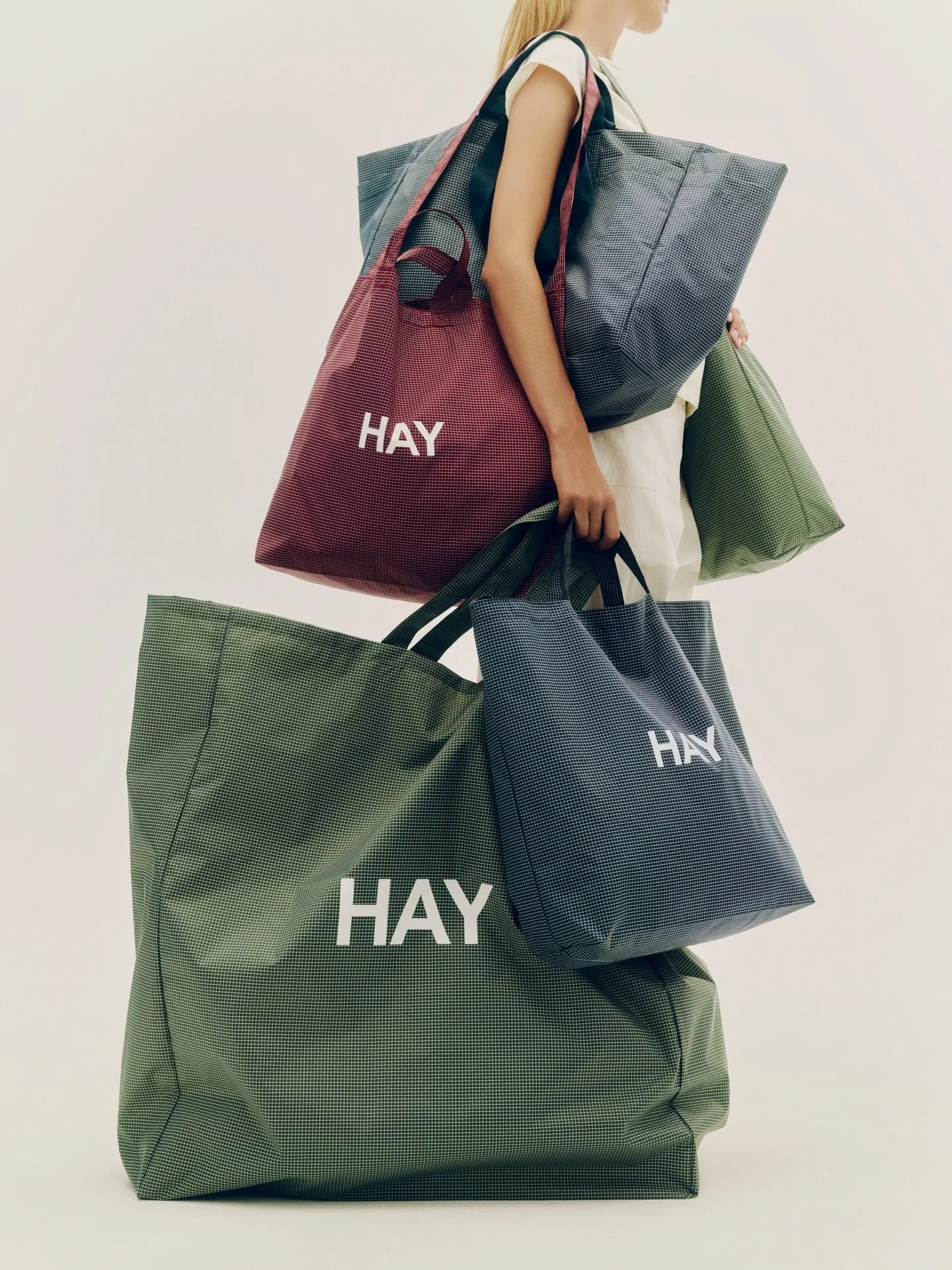 For the daily errands, for the toiletries, for the Sunday brunch, for the laundry, for the airport lounge. 

Hay&rsquo;s new Grid bag collection has you sorted for any moment you may need a helping hand!

Now available in all styles and colours in st