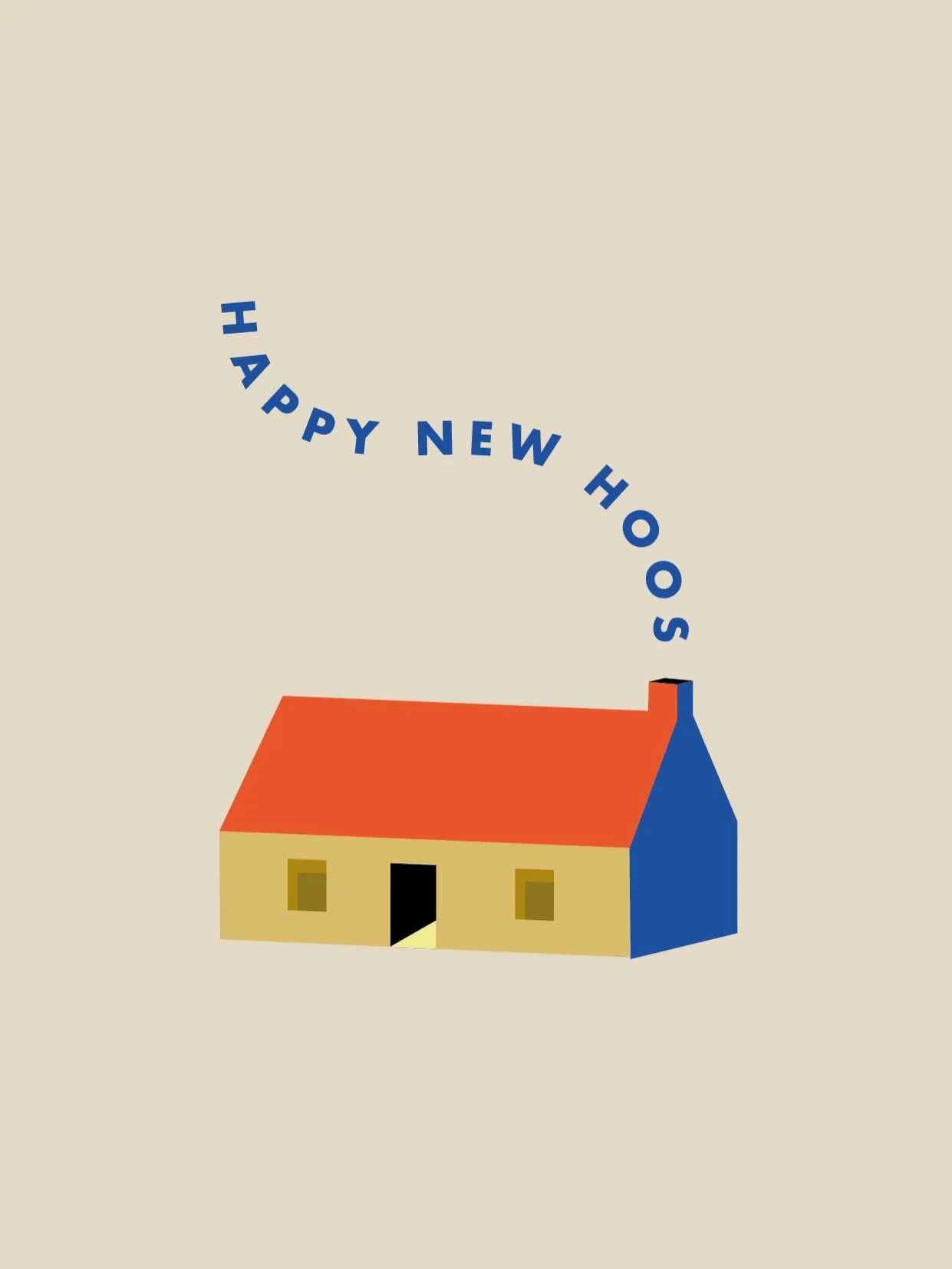 The first of our new card collection!

Happy New Hoos - inspired by the cottages of the highlands.

We&rsquo;ve curated a selection of items we think are perfect for a house warming gift!

- Ester &amp; Erik Candles
- Cooee Candleholders
- Kinto Tre 