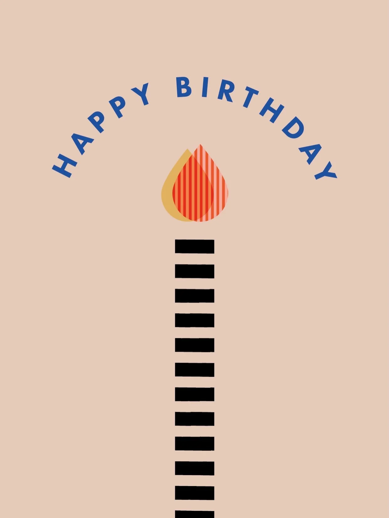 Our 4th instalment in the new card collection for this year!

Happy Birthday - a strikingly minimal design to extend your birthday wishes.

To help you, we have curated a selection of gifts we think anyone would love the receive in their birthday!

-