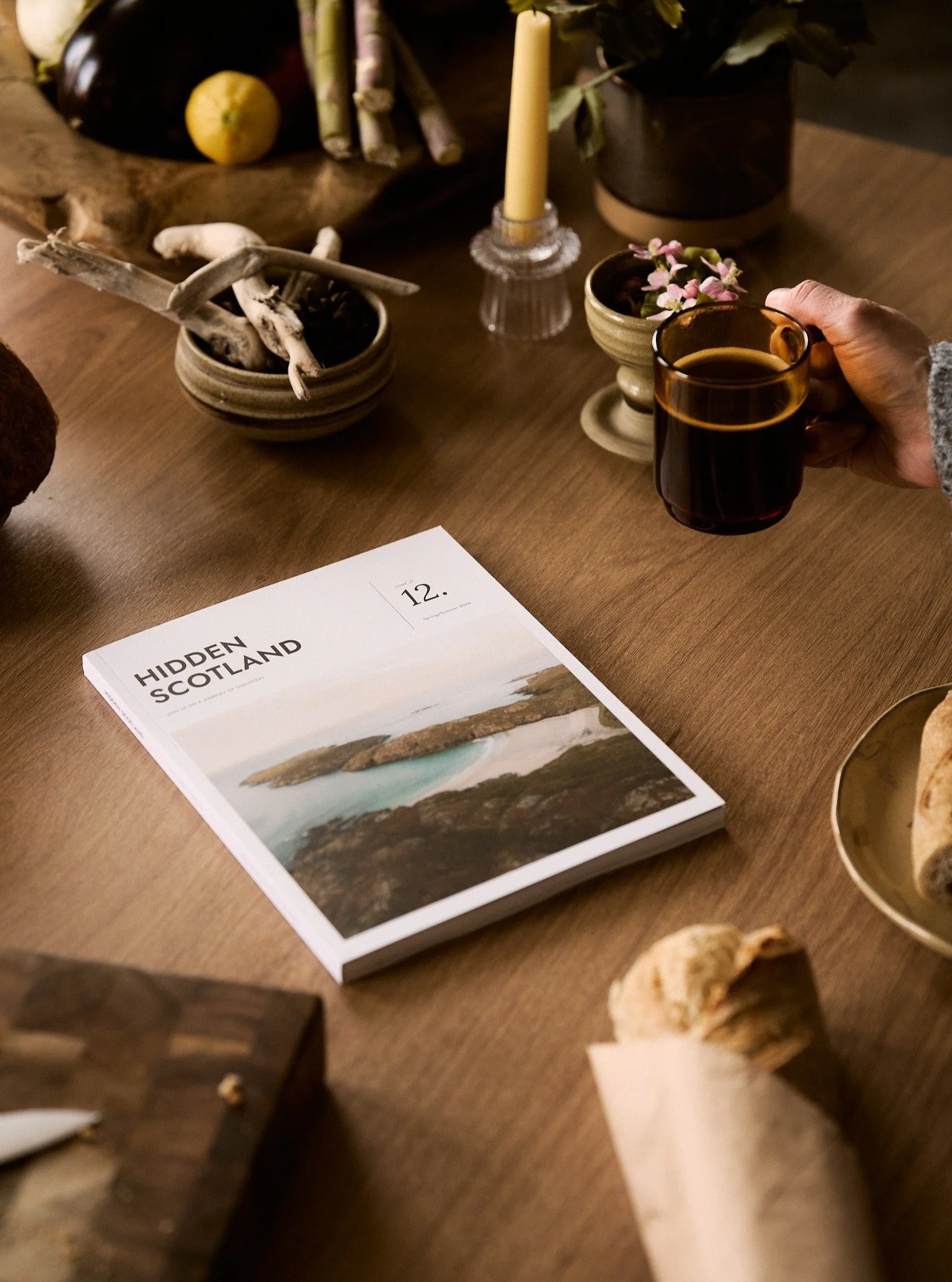 The latest edition of Hidden Scotland, Issue 12 is available in store now. 

Like its predecessors it shines a light on some of the many elements that make this country such a special one, with focus on the makers and the creatives, the enduring expe