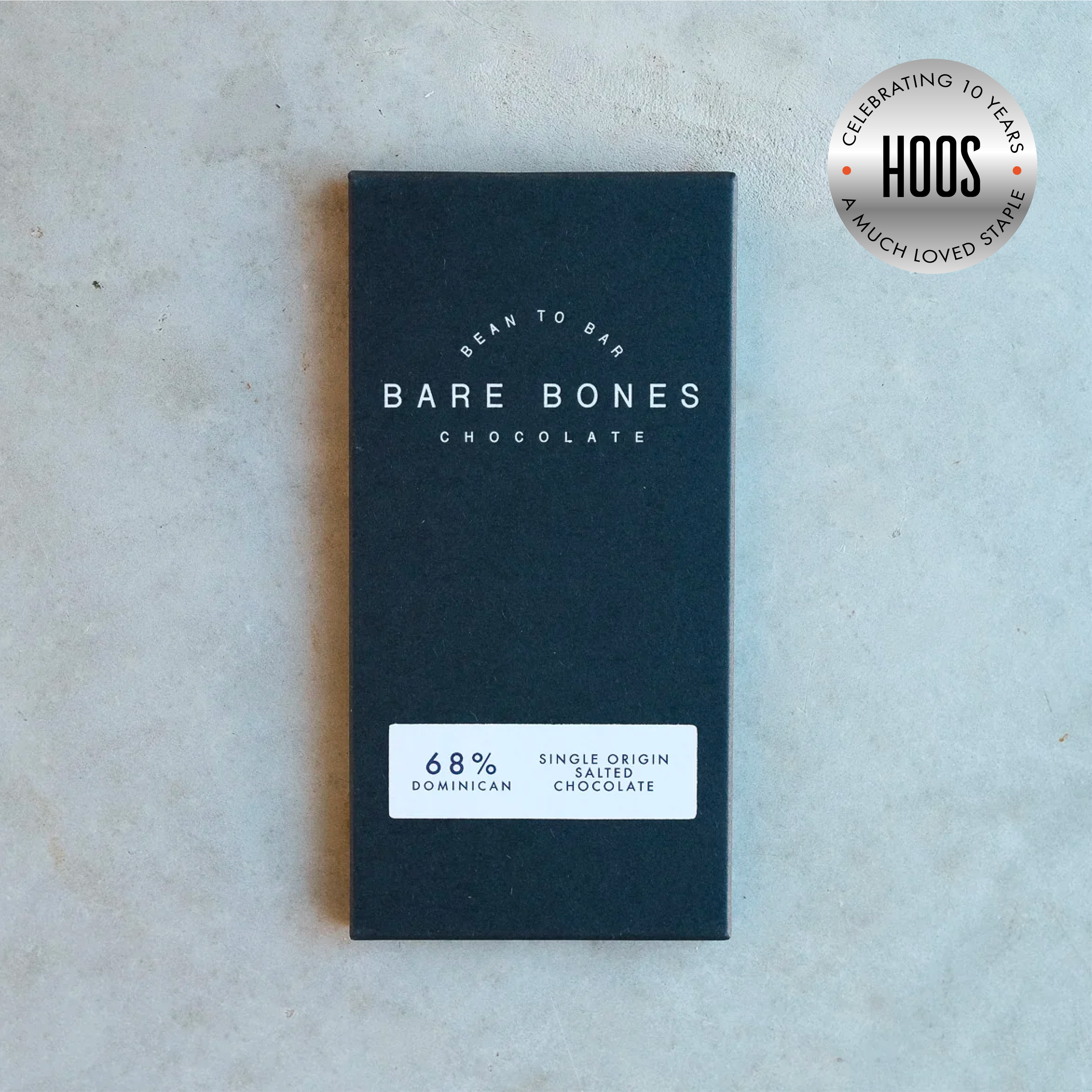 Dominican 68% Salted Chocolate - Bare Bones