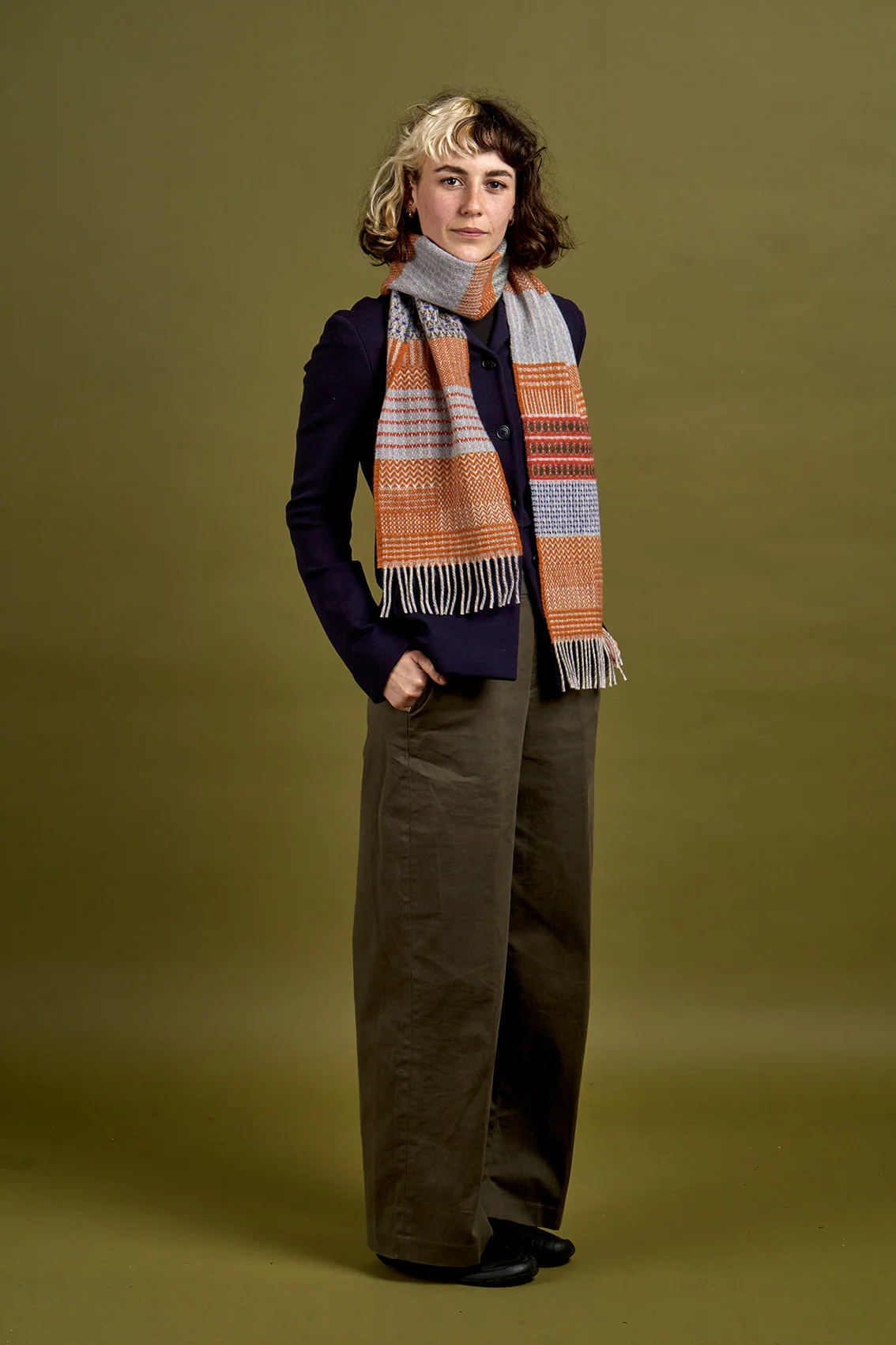 Walton Lambswool Scarf - Wallace Sewell