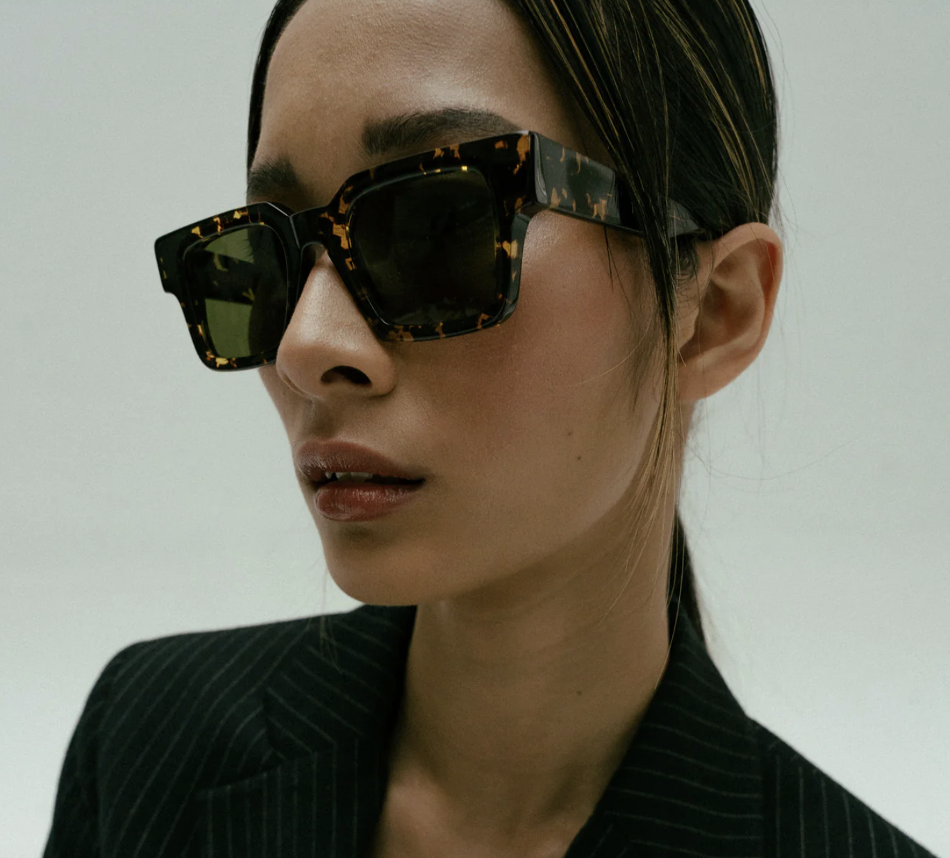 Lenn Havana Sunglasses Deep Green - Danielle Rattray