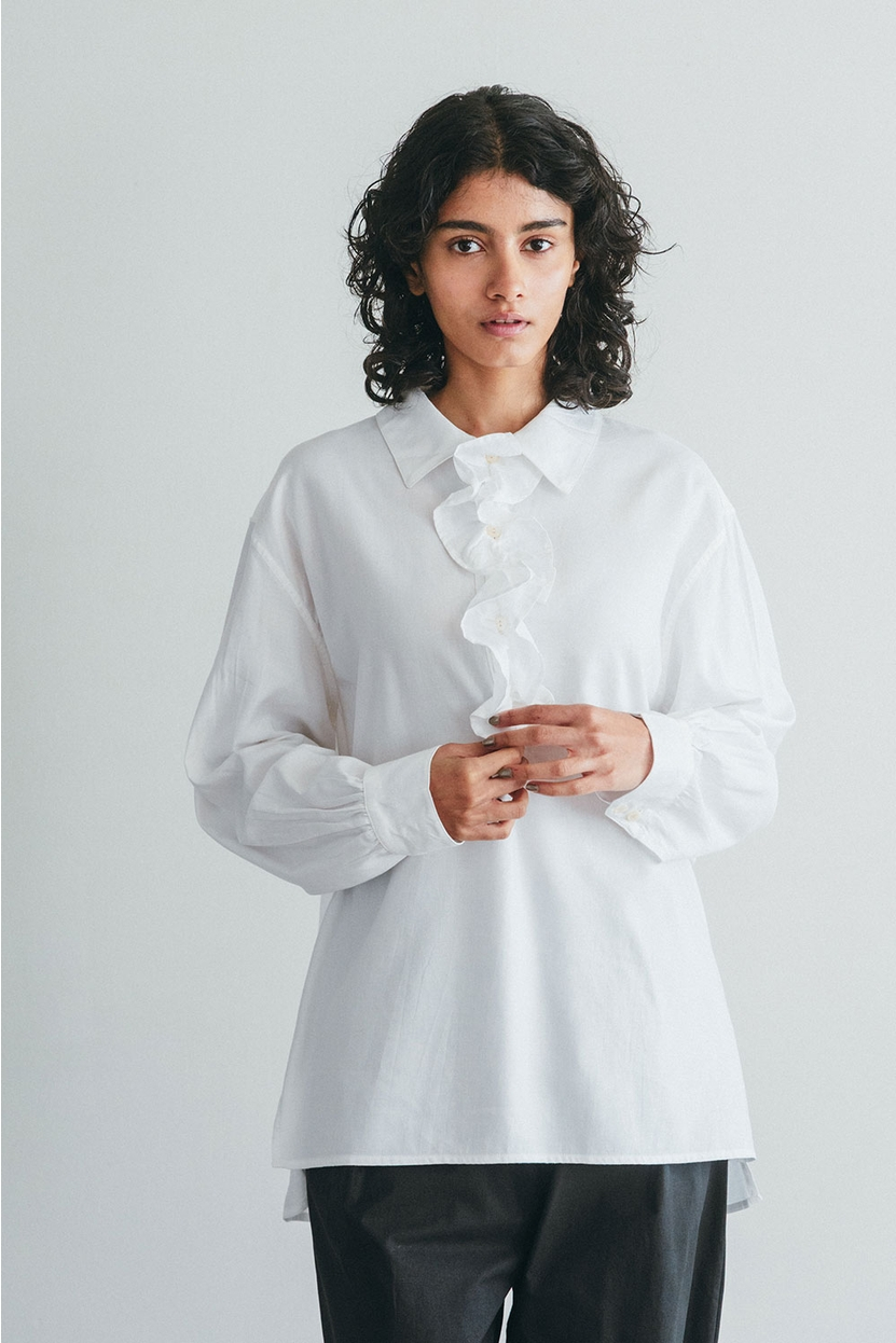 Widad Top - Fog Linen