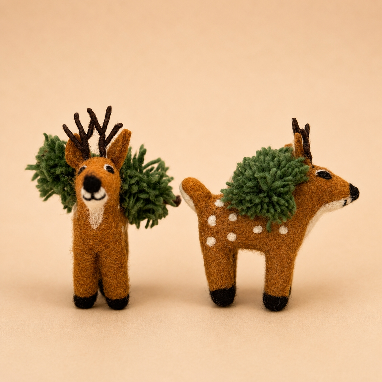 Felt Reindeer Decoration - Sunflower Creation
