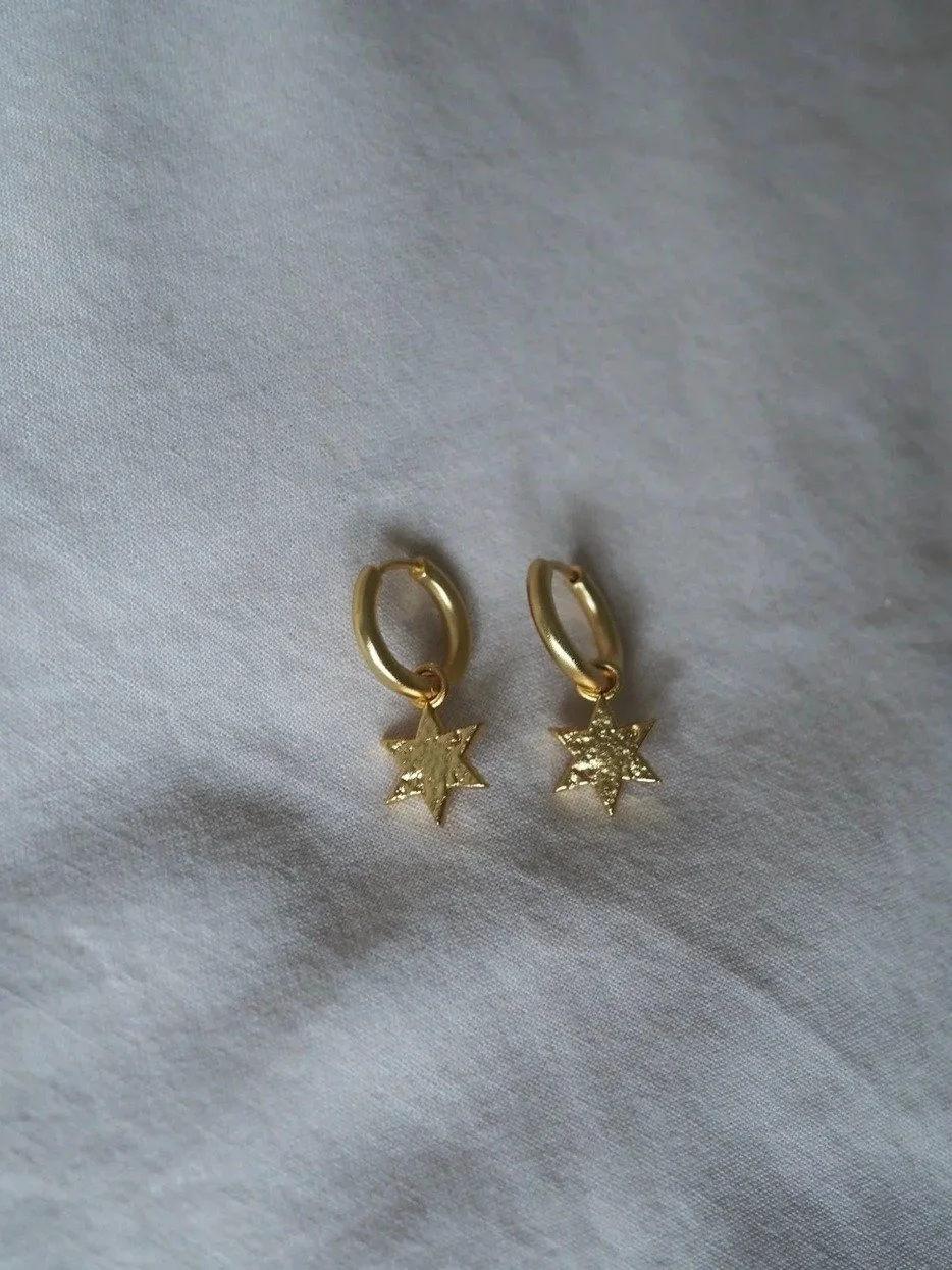 Fallen Star Charm Earrings - Roake