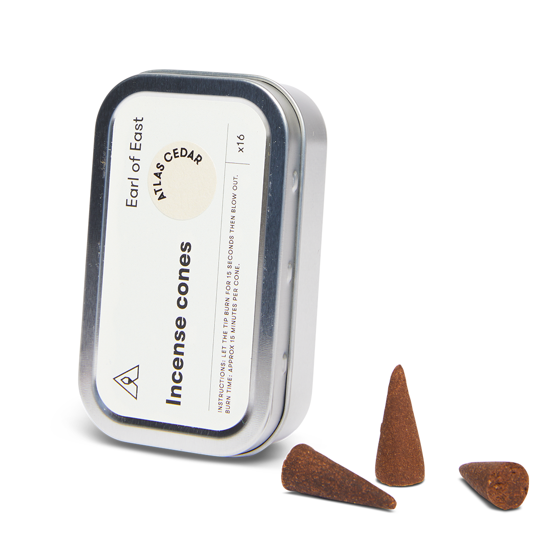 Atlas Cedar Incense Cones - Earl of East