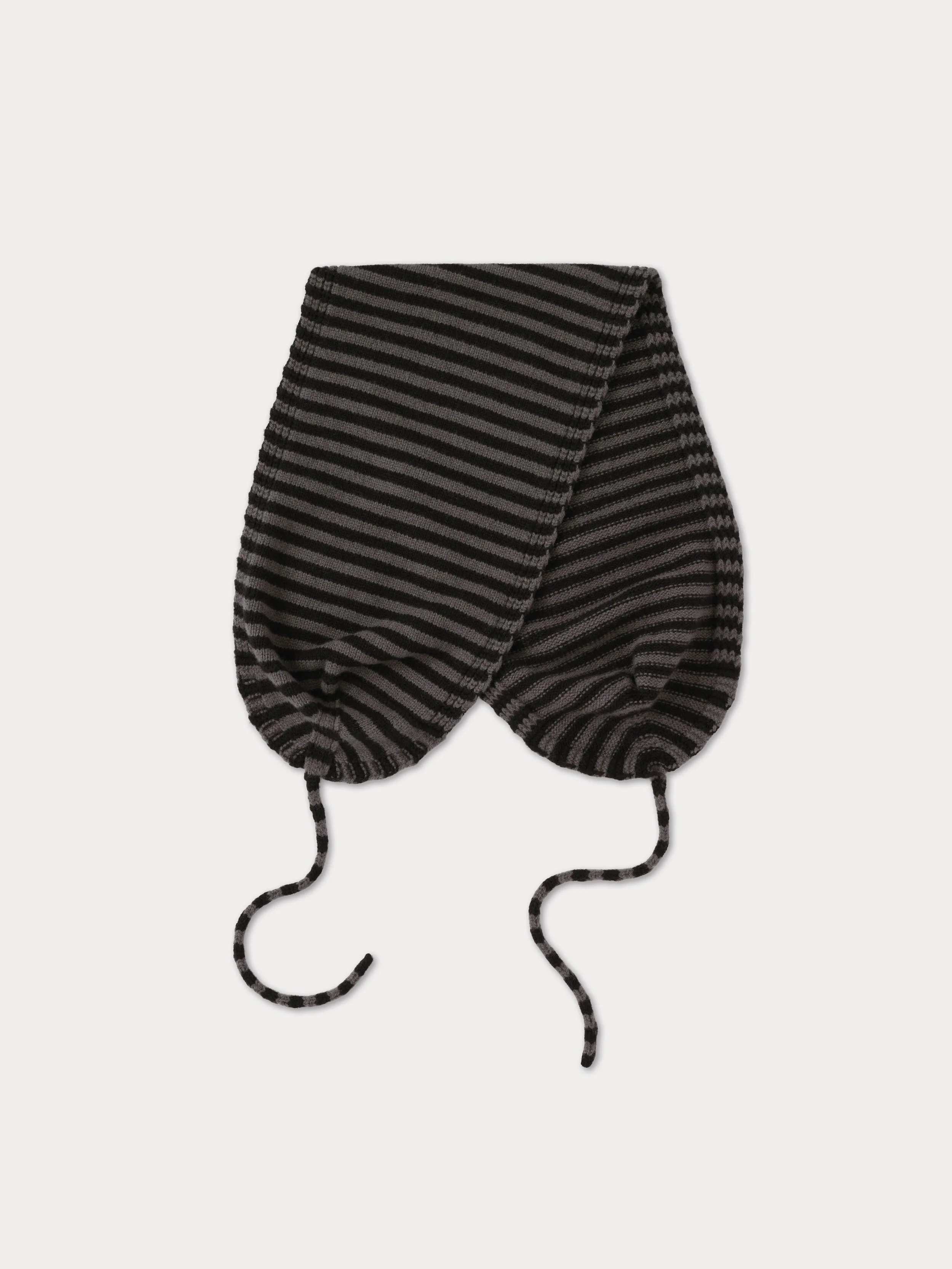Striped Scarf with Ties - Jo Gordon