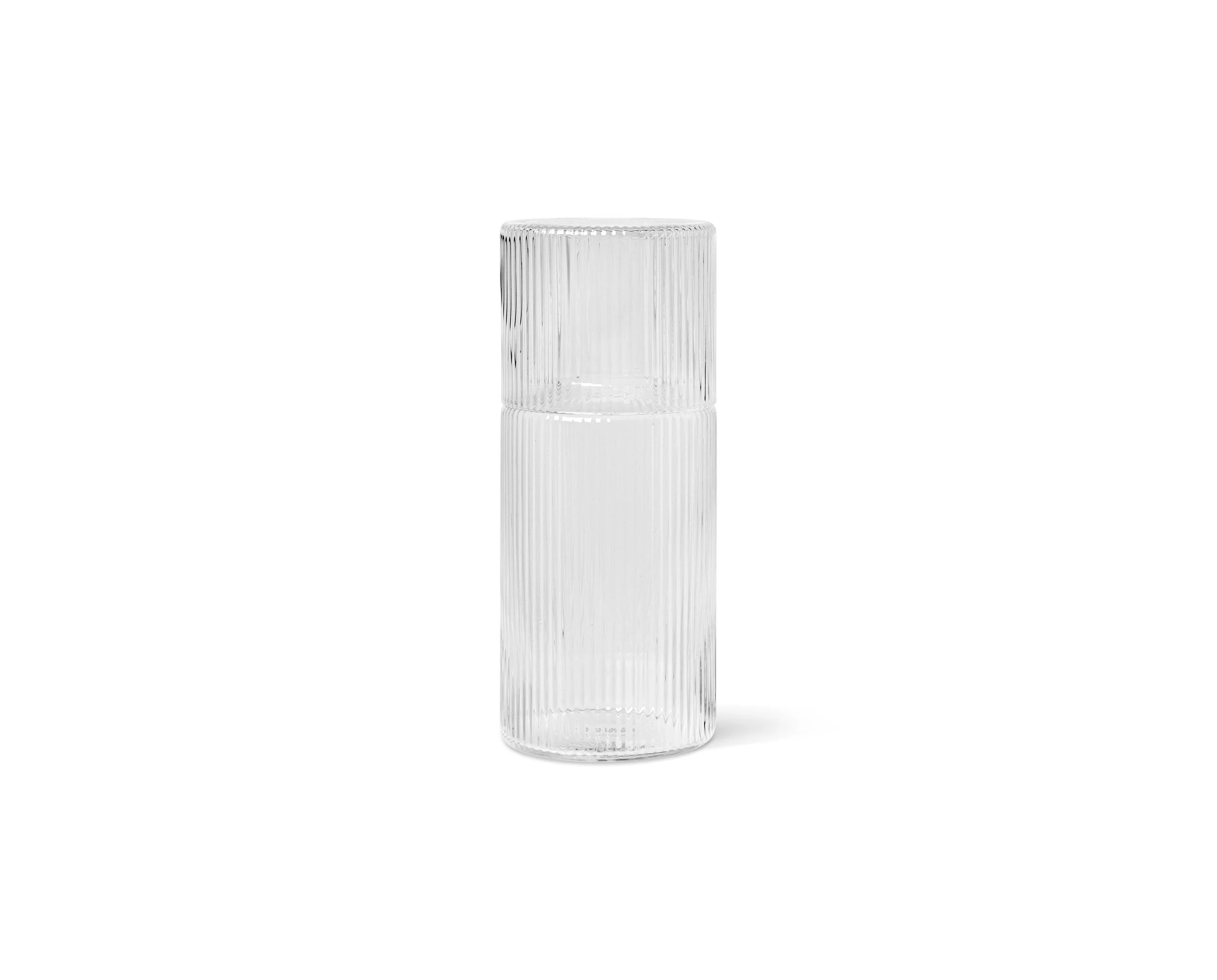 fermLIVING-RippleSmallCarafeSet-Clear-pack-2.jpg