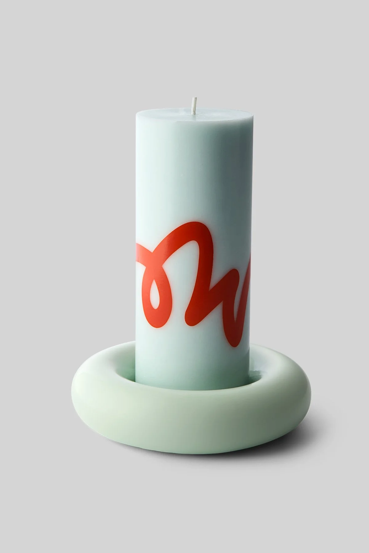 BOB CANDLE HOLDER LARGE MINT CERAMIC CANDLEHOLDER LARGE MINT 2.jpg