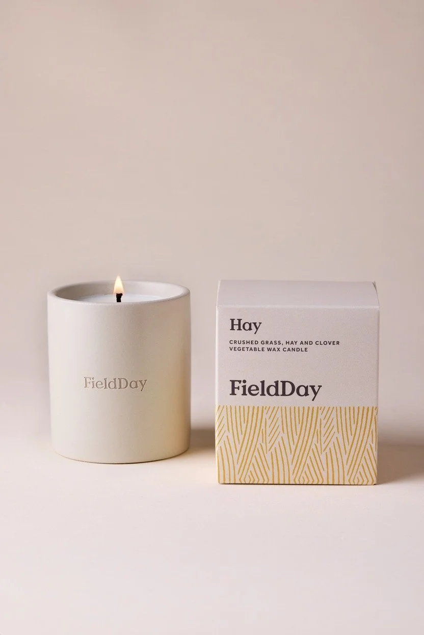Hay Stoneware Candle - FieldDay