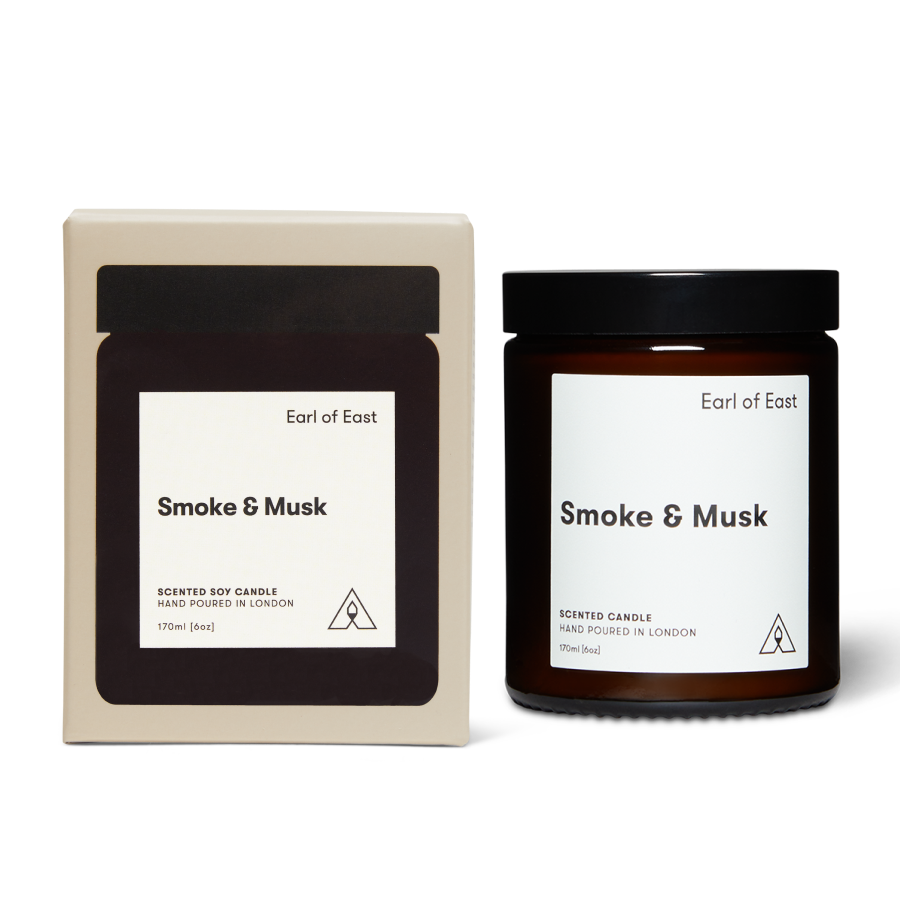Smoke & Musk Soy Wax Candle - Earl of East