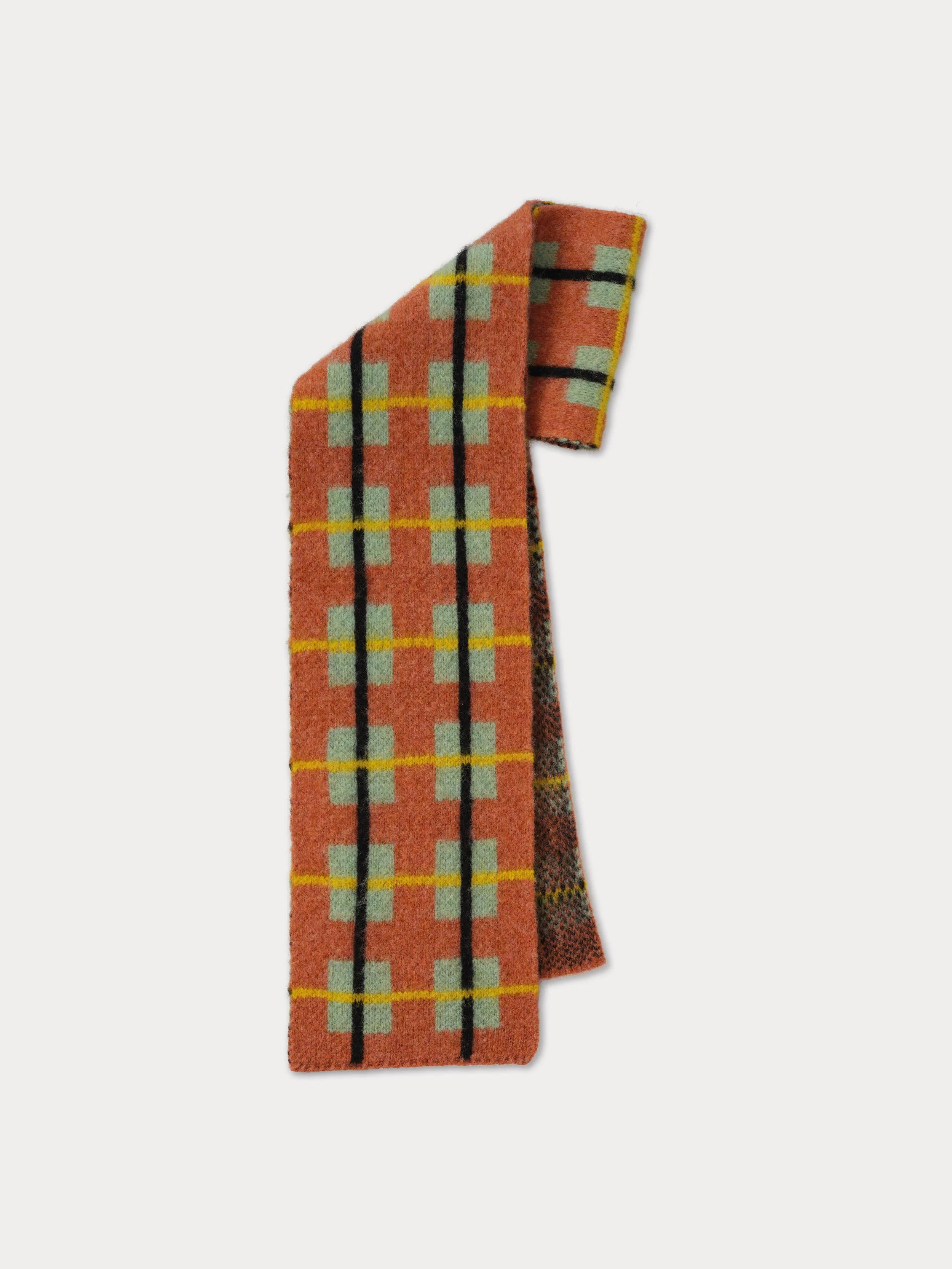 Small Brushed Tartan Scarf - Jo Gordon