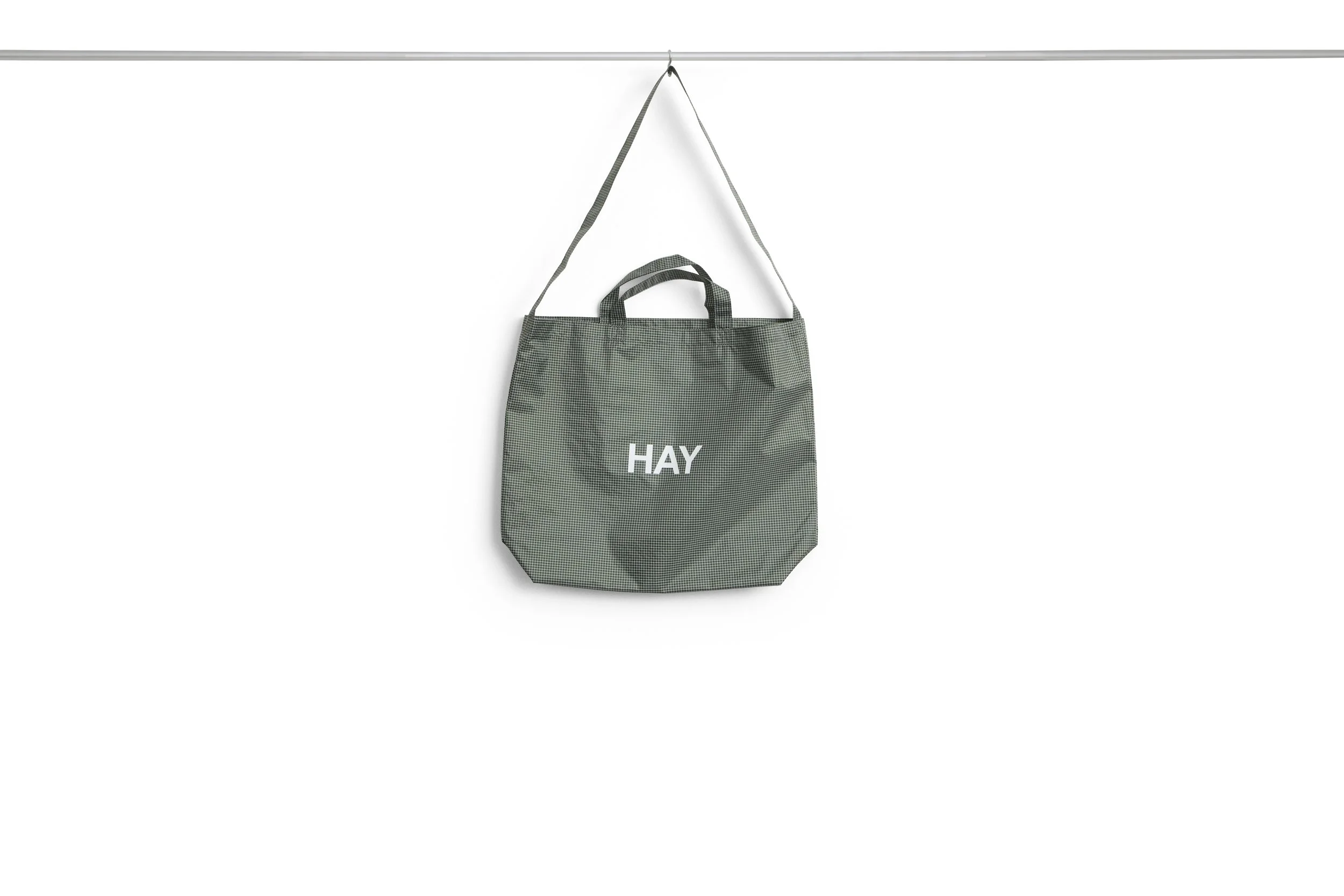 Grid Crossover Bag - HAY