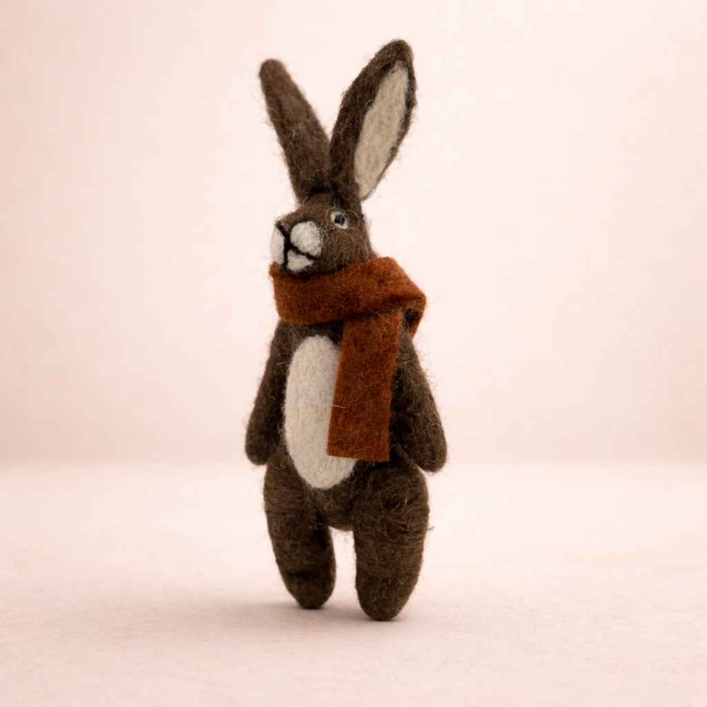 Felt Rabbit Decoration - Sunflower Creation