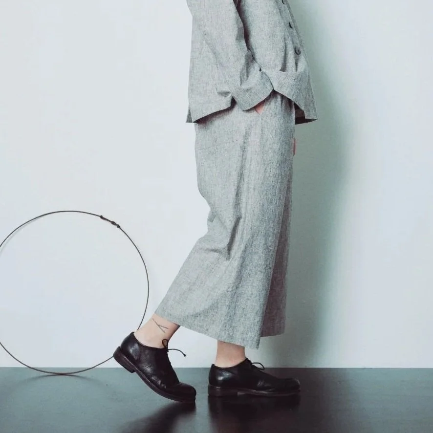 Wide Leg Trousers - Muku