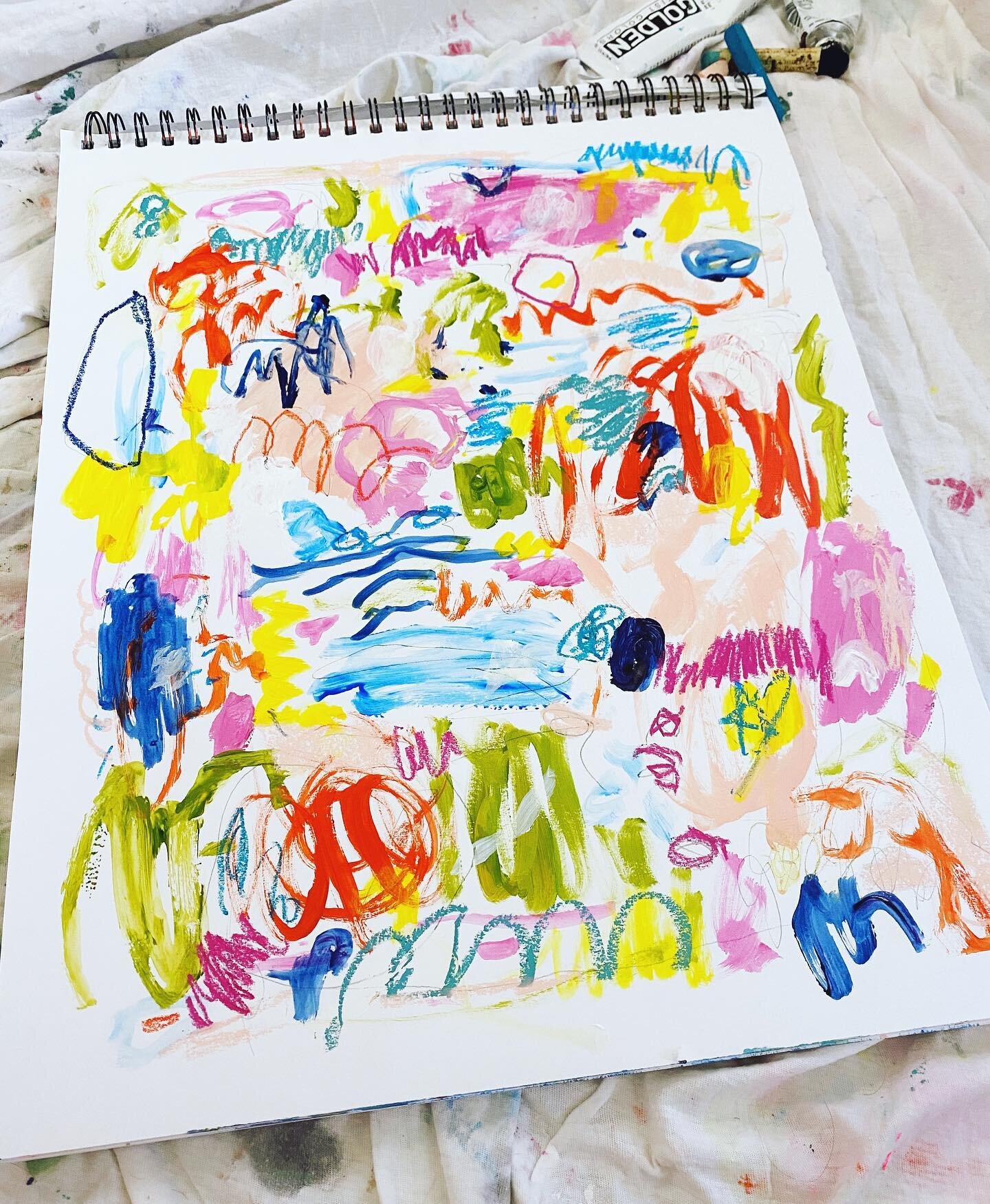 Had to get some squiggles out this morning!