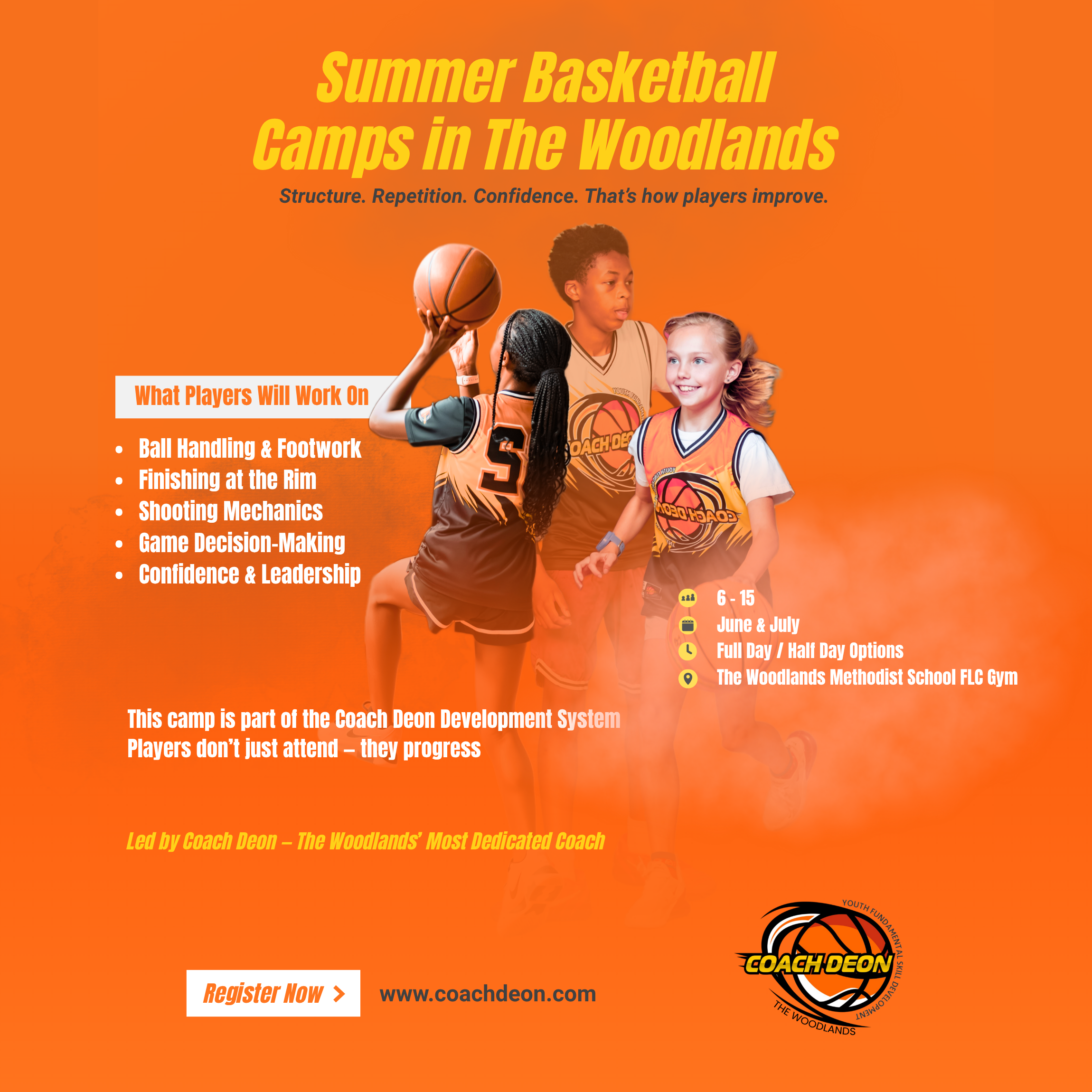 Summer Basketball Camps in The Woodlands: Why Structure Matters for Player Development