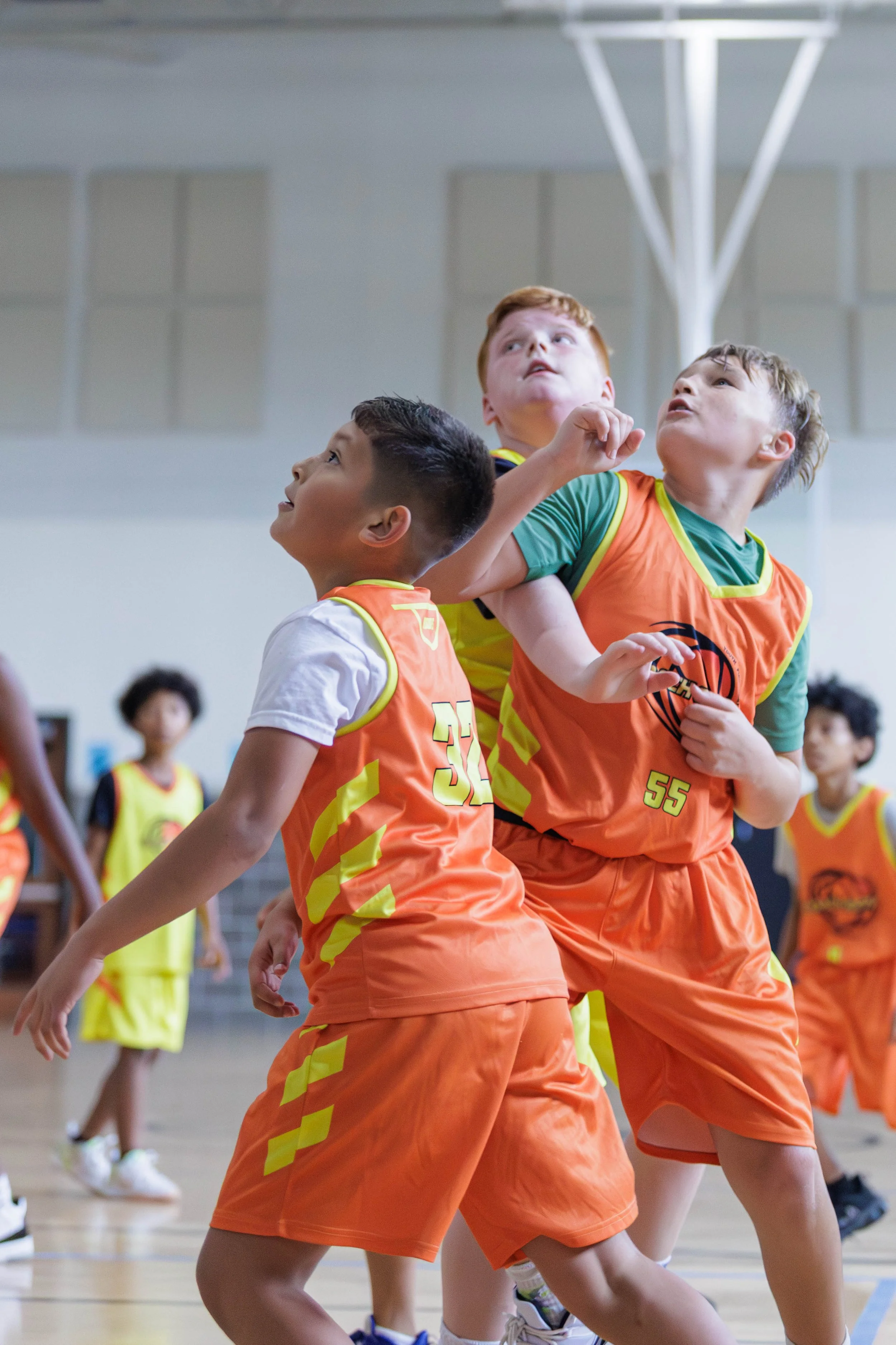 Basketball league game action with Coach Deon Basketball in The Woodlands