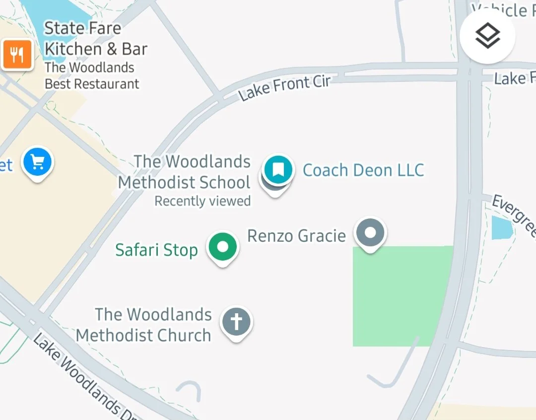 Coach Deon LLC at The Woodlands Methodist School – Map