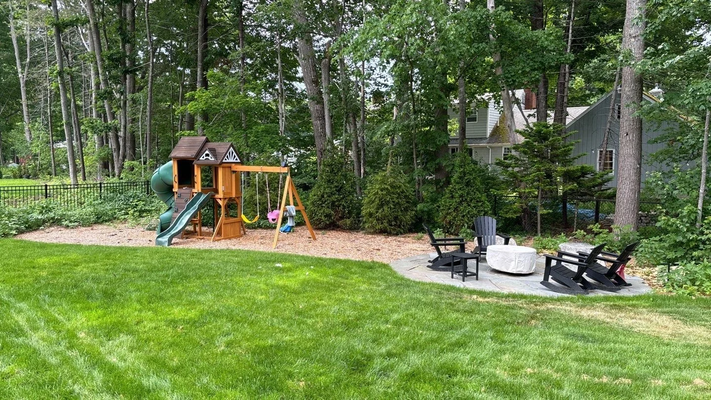 Bluestone Patio Firepit Playground