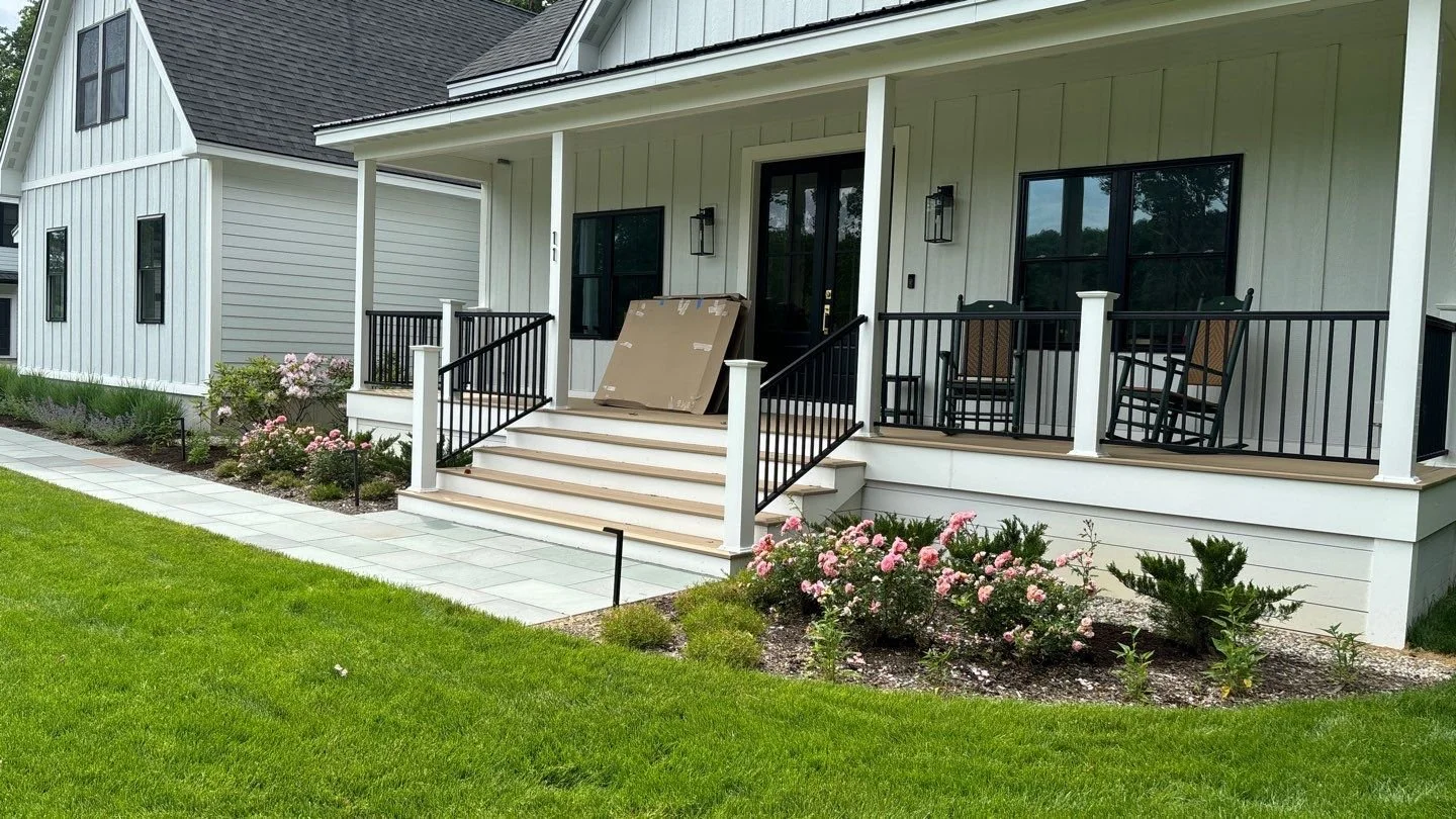 Bluestone Walkway Roses