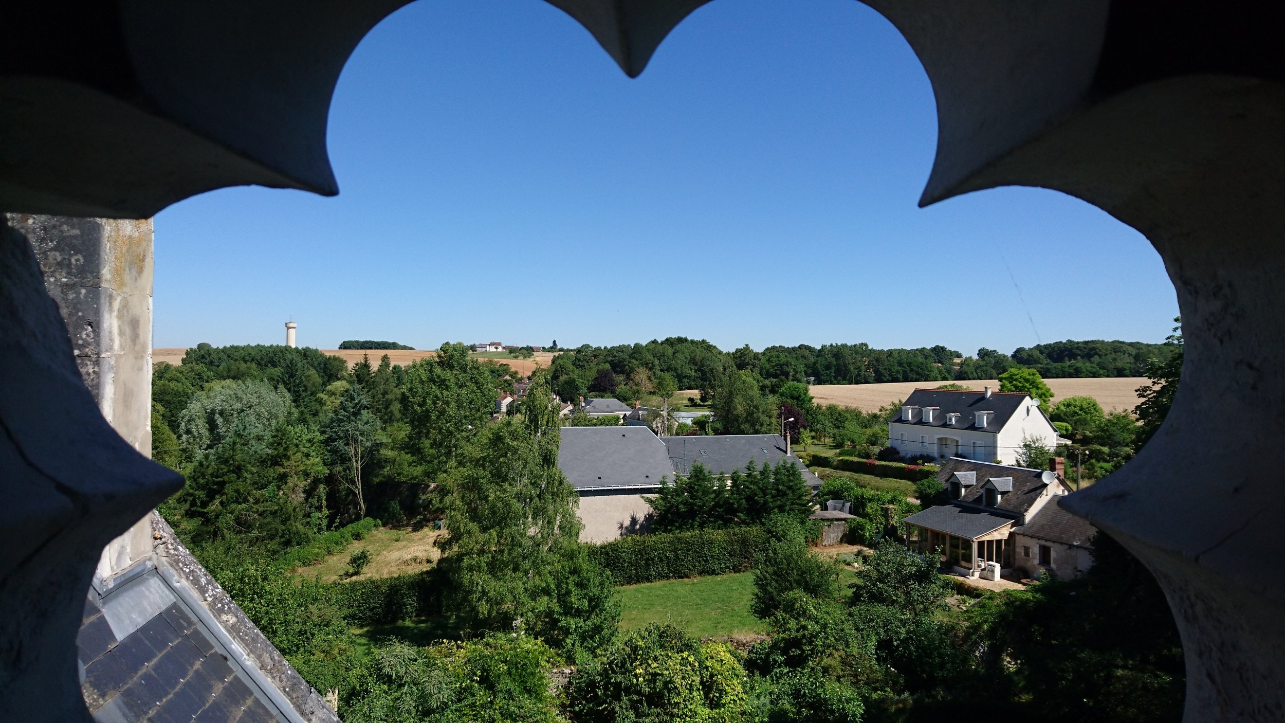 View from the tower at L'Abbatlale