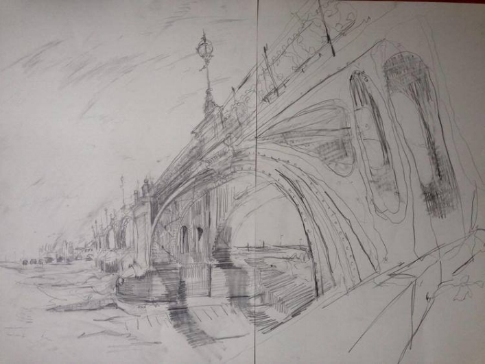 Beatrice Hasell-McCosh graphite drawing