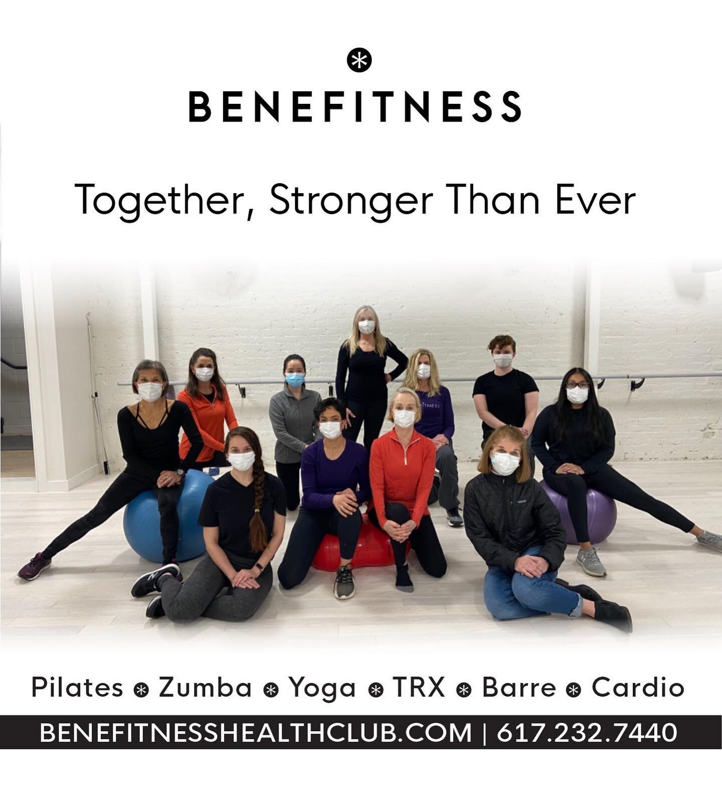 All your favorite Benefitness trainers and instructors are here for you! Join us virtually or in the club for daily classes, personal training sessions and more! 
Visit us at Benefitnesshealthclub.com for more information