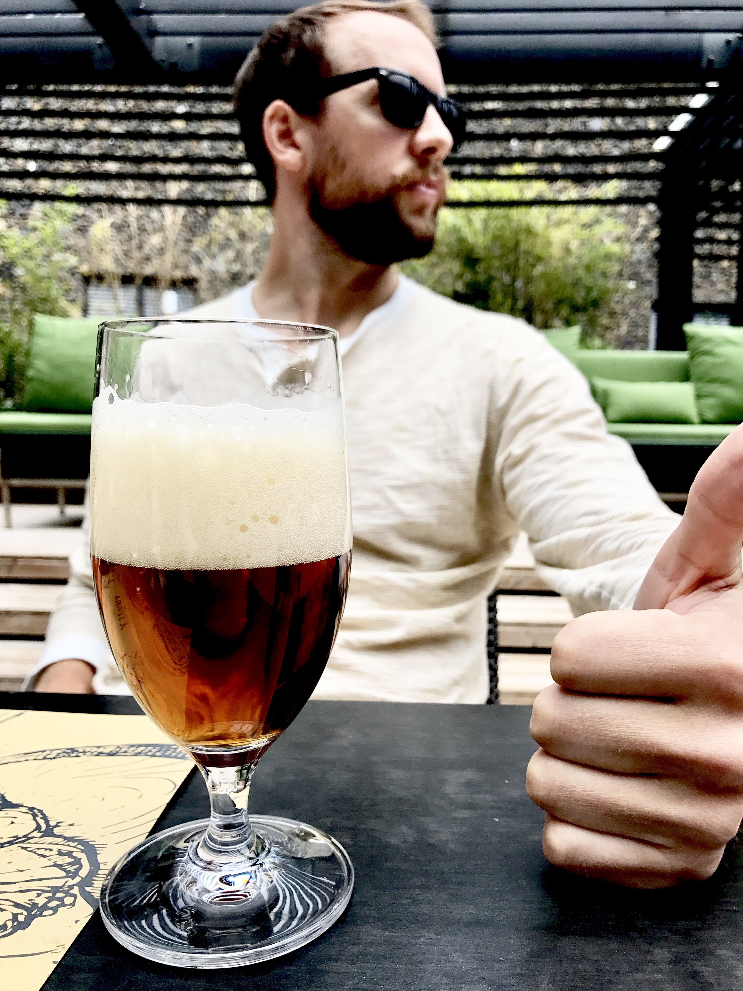Super Bock. Local beer.