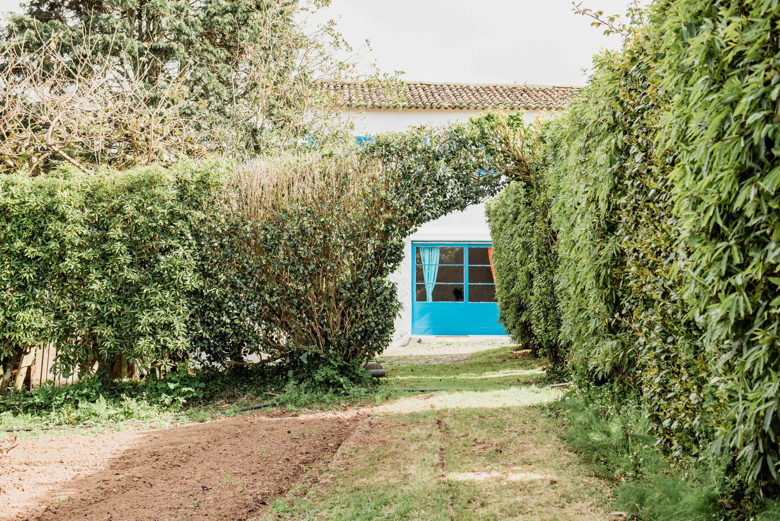 path to guest house