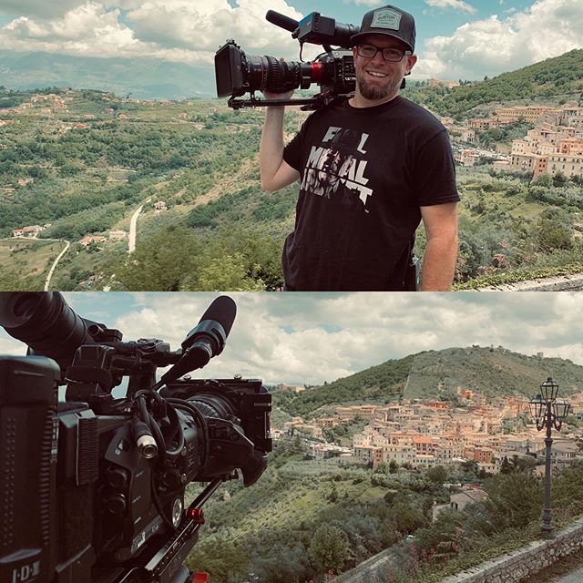 Shooting in #Arpino #Italy.  Absolutely amazing.
.
.
.
#sony #fs7 #sonyfs7 #timelapse #mondotees #cloudporn #canon #canonlenses #17120mm #tilta #tiltamattebox
