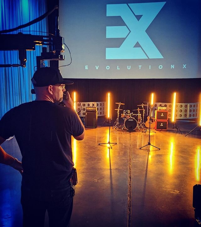 Yesterday I got to shoot a music promo video for @evolutionxband .  Had a great time with a great crew including BJ Schmidt, @mchughtv , and Tyler Wright.  I&rsquo;ve known @nateross40 since we were in kindergarten and pretty amazing working together