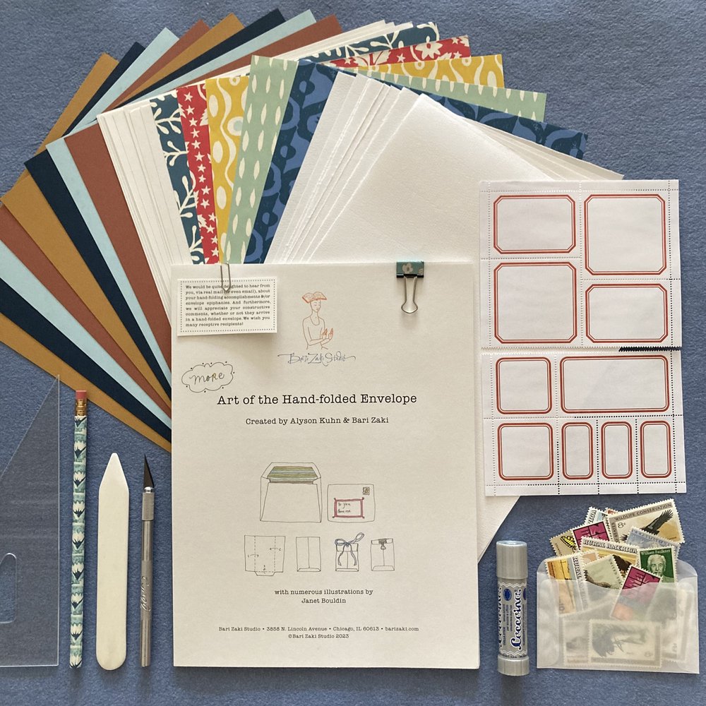 How to Make Your Own Scrapbook Paper and Washi Tape Envelopes