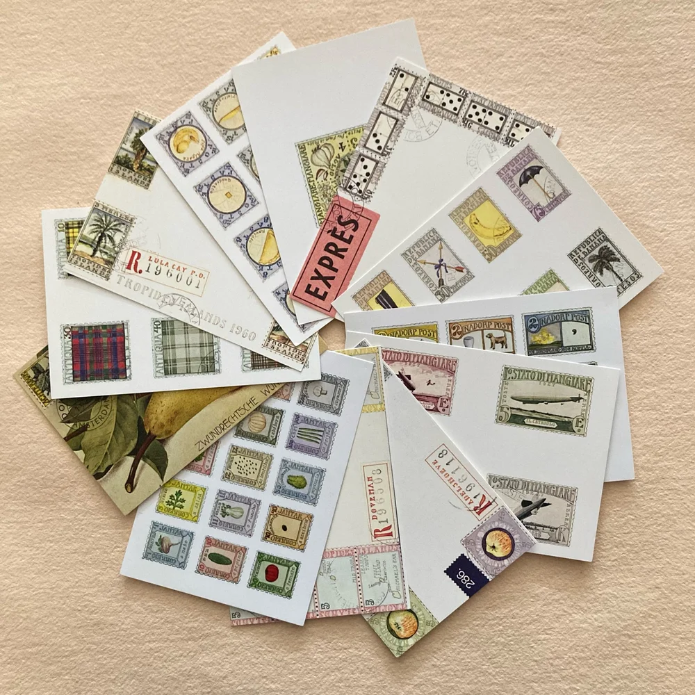 Donald Evans postcards — Bari Zaki Studio
