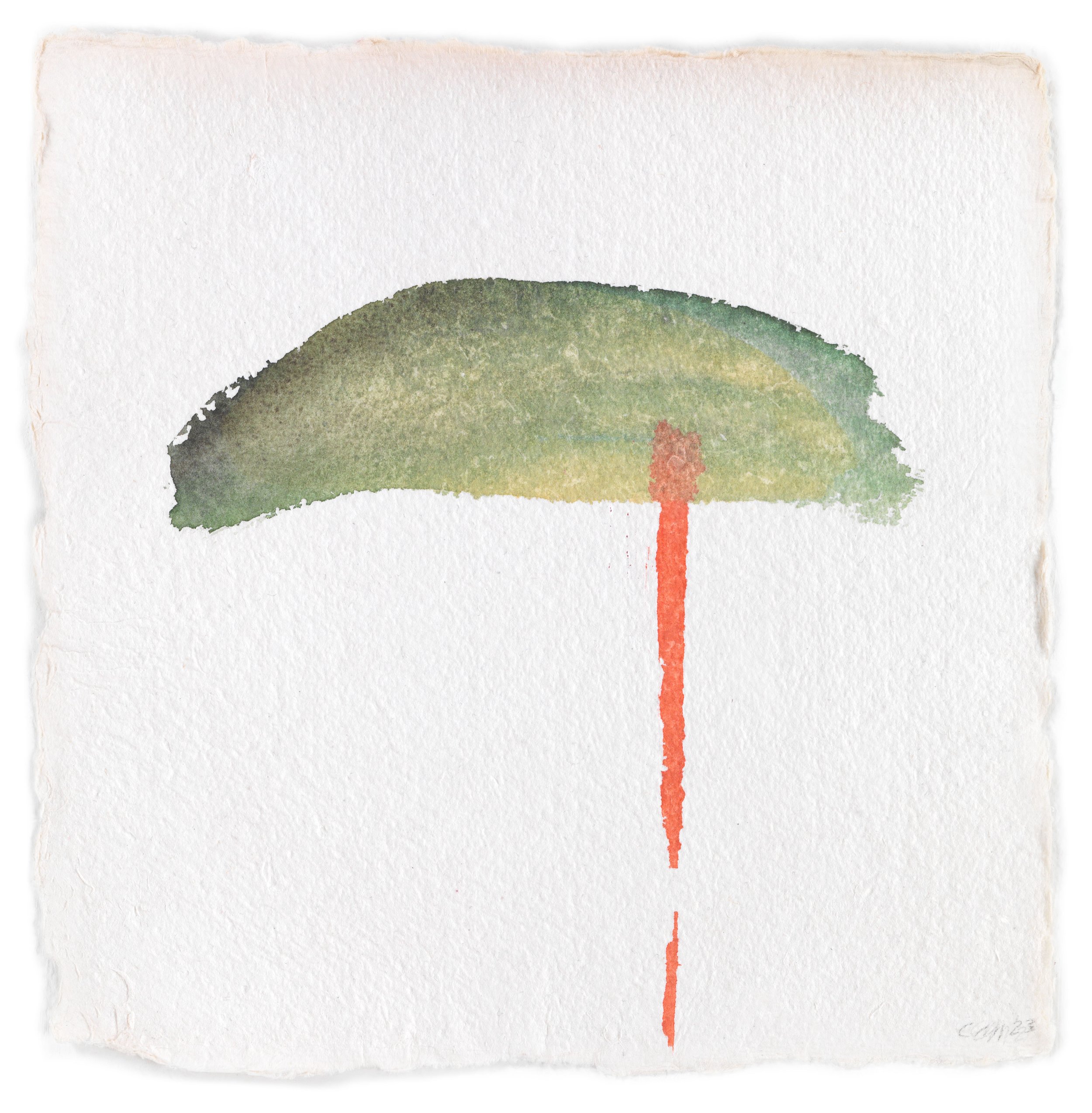 Untitled | Watercolour on handmade paper | 20 x 20 cm | 2023